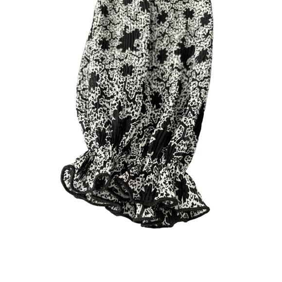 TOPSHOP ABSTRACT PRINT LONG SLEEVE CROP TOP SIZE US-8 - Picture 6 of 10